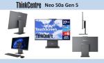 Lenovo ThinkCentre Neo 50a Gen 5 Business All-in-One 27" 100Hz Touchscreen FHD Display (Intel i7-13620H, 16GB DDR5, 512GB SSD, WiFi 6, Webcam, Win11P) w/DKZ USB Port Expander, Keyboard, & Mouse