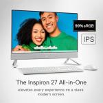 Dell Inspiron 7730 All in One Desktop PC, 27" Touch Screen, Core 7-150U, 64 GB RAM, 1 TB SSD, NVIDIA GeForce MX570A, with Office Pro Lifetime License, Win 11 Pro, KB & Mouse Set, Headphone Stand