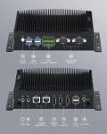 WEIDIAN Fanless PC, Industrial Mini PC, Core i7-10810U (up to 4.90 GHz), 2HD+DP Triple Display, 2RS232/RS422/RS485 COM, 2RJ45 LAN, 6USB, GPIO, WiFi, BT, Win11, Linux, Ubuntu(32GB RAM 1TB SSD)