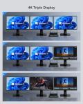 WEIDIAN Fanless PC, Industrial Mini PC, Core i7-10810U (up to 4.90 GHz), 2HD+DP Triple Display, 2RS232/RS422/RS485 COM, 2RJ45 LAN, 6USB, GPIO, WiFi, BT, Win11, Linux, Ubuntu(32GB RAM 1TB SSD)