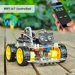 OSOYOO Robot Car Starter Kit for Arduino | STEM Remote Controlled App Educational Motorized Robotics for Building Programming Learning How to Code | IOT Mechanical DIY Coding for Teens Adults