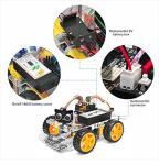 OSOYOO Robot Car Starter Kit for Arduino | STEM Remote Controlled App Educational Motorized Robotics for Building Programming Learning How to Code | IOT Mechanical DIY Coding for Teens Adults