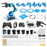 Robotic Arm for Arduino Coding Programming 6DOF Hiwonder-xArm1S STEM Educational Building Robot Arm Kits, 6 AXIS Full Metal Robotic Arm Wireless Controller/PC/App/Mouse Control Learning Robot