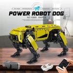 Mould King Robot Dog Building Kit, 936PCS Yellow APP RC Programmable STEM Toy, Robot Toys for Kids, Power Module & Educational Model
