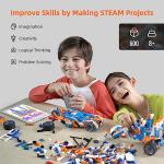 Apitor Robot X Robot Building Kit, 12-in-1 Programmable APP Remote Control RC Car, STEM Robotics Coding Set, Educational Birthday Gifts for Boys Girls Kids Ages 8-12 (600 Pieces)