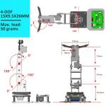 Smart Robot Arm Kit for Arduino & ESP32-C3