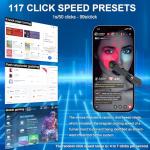 Smartphone Auto Clicker: 117 Speeds, Silent Mode
