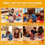 RiteHold Hydraulic Boxing Bots, Building Kit for Kids, Build 2 Hydraulic-Powered Battle Robots for Kids, STEM Educational Fighting Robots Toy Set, Gift Idea for Birthday for Boys & Girls Ages 11-16