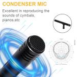 W IN-MIX G7 7-Piece Wired Dynamic Drum Mic Kit (Whole Metal)- Kick Bass, Tom/Snare & Cymbals Microphone Use for Drums, Vocal, Other Instrument Complete with Thread Clip, Mics Holder