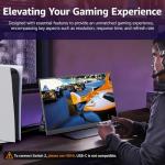 VisionOwl Large Portable Monitor-18.5 Inch Computer Gaming Display 100Hz 125% sRGB FHD 1080P USB-C HDMI IPS Screen for Laptop Mac Surface PC PS4/PS5 Xbox Built-in Kickstand, Speakers, VESA Mountable