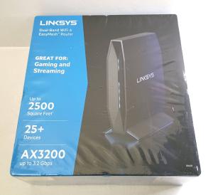 Linksys E8450 AX3200 WiFi 6 Router: Dual-Band Wireless Home Network, 4 Gigabit Ethernet Ports, Parental Controls, 3.2 Gbps, 2,500 sq ft, 25 Devices
