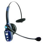 BlueParrott B250-XTS Mono Bluetooth Wireless Headphones 91% Noise Canceling Over Head Trucker Headset with Mic, Lightweight Design with Adjustable Headband, 20 hrs. Talk Time, Blue