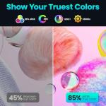 Upperizon Portable Monitor 15.6 Inch 1080P FHD HDR IPS Travel Screen HDMI USB-C Portable Monitor for Laptop MacBook PC Surface Xbox PS4/5 with Cover, VESA Compatible