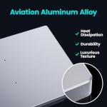 Upperizon Portable Monitor 15.6 Inch 1080P FHD HDR IPS Travel Screen HDMI USB-C Portable Monitor for Laptop MacBook PC Surface Xbox PS4/5 with Cover, VESA Compatible