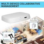 Tuya Smart Hub, WiFi Gateway for Smart Door Lock(Tuya BlE) with Remote Control, Bluetooth to WiFi Bridge, Bluetooth Mesh(SIG), Compatible with Alexa & Google Assistant, Supports 2.4GHz Bands