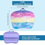 LAPGEAR MyStyle Portable Lap Desk with Cushion - Sunset Watercolor - Fits up to 15.6 Inch Laptops - Style No. 45321