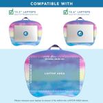 LAPGEAR MyStyle Portable Lap Desk with Cushion - Sunset Watercolor - Fits up to 15.6 Inch Laptops - Style No. 45321