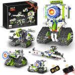 STEM Robot Building Kit Toys for Kids Ages 8-12,2025 New 5 In1 STEM Toys Robotics Set for Boys Girls,337 Pcs Blocks App & Remote Control Robot Building Set, Science Set for Kids Age 8 9 10 11 12+