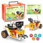 OSOYOO Building Block Robot car kit for Arduino as STEM Toy Gift for Kids Teenagers Adults to Learn Program Electronic Circuits, WiFi IOT Mechanical