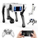 Robot Dog, AI Dog, AI Smart Pet, Will Dance and Kungfu, Voice/App/Remote Control, Support Action Programming, AI Robot Ideal Gift for Adults/Kids