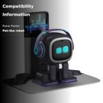 EMOPET AI Desk Robot Companion - ChatGPT Enabled with Voice Commands & Dance Feature, Interactive Robot Pet with Personality, Comes with Charging Home Station
