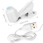 Gadpiparty Screen Clicker para Tablet para Automatic Phone Live Broadcasts Gaming Phones Auto Clicker for Mobile Phone Bracket for Deals Shopping Mini Abs White Computer, 5X2CM