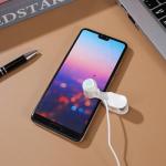 Gadpiparty Screen Clicker para Tablet para Automatic Phone Live Broadcasts Gaming Phones Auto Clicker for Mobile Phone Bracket for Deals Shopping Mini Abs White Computer, 5X2CM