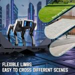 EVADA Smart Robot Dog Robotic Puppy Dog, APP/Handle Remote Control with 20+ Actions Programming Interactive Voice Commands, Durable ABS Design USB Rechargeable Companion Gift for Kids Adults