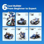 STEM Robot Toy 6-in-1 Robot Building Kit for Boys Age 8-12, APP Remote Control STEM Coding Toys, Educational Robotics Gifts for Boys Girls Kids Ages 7 8 9 10 11 12 (480 Pieces)