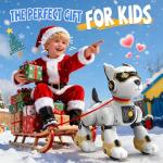 HBUDS Robot Dog Toys for Kids, Remote Control Dog Robot, Voice & Touch Control, Programmable Interactive Robotic Puppy Toy, Sing, Dance, Rechargeable Robo Pet for Boys Girls Ideas