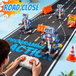 okk Robot Building Toys for Boys, STEM Projects for Kids Ages 8-12, Remote & APP Controlled Engineering Learning Educational Coding DIY Building Kit Rechargeable Robot Toy Gifts for Girls