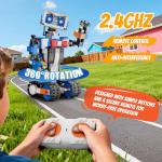 okk Robot Building Toys for Boys, STEM Projects for Kids Ages 8-12, Remote & APP Controlled Engineering Learning Educational Coding DIY Building Kit Rechargeable Robot Toy Gifts for Girls