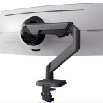 Modernsolid Heavy Duty Monitor Arm Desk Mount for 34 to 49 inch Ultrawide Curved Flat Monitors, Supports 14 to 37 lbs, Smooth Gas Spring Movement, VESA 75x75/100x100, Black