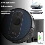 Robot Vacuum and Mop: 5000Pa Robot Vacuum Self Emptying, 360 LiDAR Navigation, 3L Dust Station for 60 Days Hands Free, Auto Carpet Boost, No-Go Zones, for Pet Hair, Hard Floors & Carpets APP Control