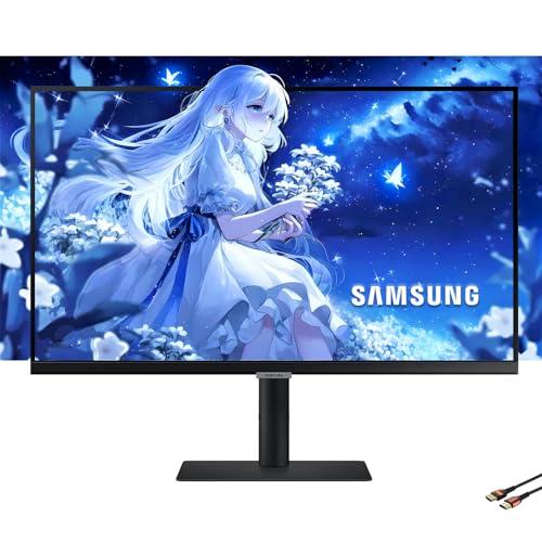Samsung Monitor 4K(3840x2160) 27 Inch - USB C - 1 Billion Colors with HDR10 - Intelligent Eye Care - Height Adjustable Stand - w/HDMI Cable