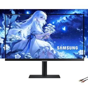 Samsung Monitor 4K(3840x2160) 27 Inch - USB C - 1 Billion Colors with HDR10 - Intelligent Eye Care - Height Adjustable Stand - w/HDMI Cable