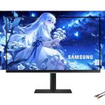 Samsung Monitor 4K(3840x2160) 27 Inch - USB C - 1 Billion Colors with HDR10 - Intelligent Eye Care - Height Adjustable Stand - w/HDMI Cable