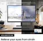 Samsung Monitor 4K(3840x2160) 27 Inch - USB C - 1 Billion Colors with HDR10 - Intelligent Eye Care - Height Adjustable Stand - w/HDMI Cable