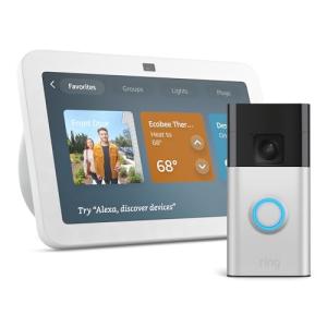 Echo Show 8 (newest model) with Ring Battery Doorbell
