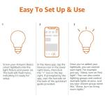 Echo Pop with Amazon Basics Smart Color Bulb