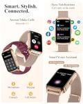 Fitness Tracker Watch for Women Men, Step Counter Compatible with iPhone Android, IP68 Waterproof Activity Tracker with Calorie and Sleep Monitor, 110+ Sports Modes Pedometer Smartwatch Smart Watch