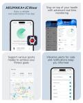 Health Fitness Tracker, Wearable Activity Step Tracker for Men Women, Continuous Sleep/ Heart Rate/ SpO2/ Stress/ Blood Pressure Monitor, IP68 Multiple Sports Modes Watch, Free App for Android iPhone