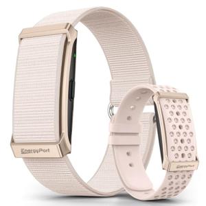 EnergyPort Smart Bracelet with Blood Oxygen/Blood Pressure Monitor, 60-Day Battery Health Fitness Tracker with 2 Bands,Lifetime Membership,Activity Tracking Heart Rate Sleep Monitor for Android iOS