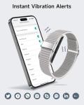 Health Fitness Tracker, Wearable Activity Step Tracker for Men Women, Continuous Sleep/ Heart Rate/ SpO2/ Stress/ Blood Pressure Monitor, IP68 Multiple Sports Modes Watch, Free App for Android iPhone