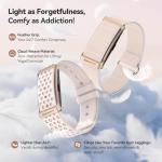 EnergyPort Smart Bracelet with Blood Oxygen/Blood Pressure Monitor, 60-Day Battery Health Fitness Tracker with 2 Bands,Lifetime Membership,Activity Tracking Heart Rate Sleep Monitor for Android iOS