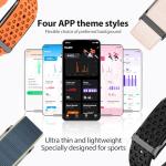 Smart Health Wristband for Men Women, Wearable Activity & Fitness Tracker with GPS, 100+ Sport Modes, Measuring Heart Rate, Health, Sleep, Stress, IP68 Waterproof Health Tracker with Free App, Black