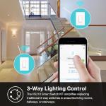 Kasa Smart 3 Way Switch HS210 KIT, Needs Neutral Wire, 2.4GHz Wi-Fi Light Switch works with Alexa and Google Home, UL Certified, No Hub Required, White,2 Count (Pack of 1)