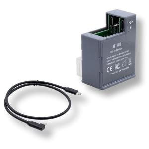 PoE Texas at-HUB PoE+ to USB-C Power and Data Delivery for Amazon Echo Hub Smart Home Control Panel - Power Output, 10/100 Mbps Speeds with USB-C Cable - Compatible with 802.3at PoE+ Switch