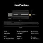 Sonoff Zigbee USB Dongle Plus-ZBDongle-E 3.0 External Antenna Interface SMA Gateway Universal, Pre-Installed with Zigbee Firmware Based on EZNet 6.10.3 Coordinated Home Assistant or Zigbee2MQTT