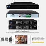 GW Security 32 Channel 12MP NVR UltraHD 4K (3840x2160) PoE Security Camera System with 32 x 4K (8MP) IP Microphone AI Dome Camera, 100ft Night Vision, Outdoor/Indoor Surveillance Camera